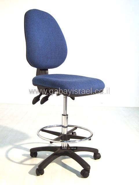 כסאות משרדיים כחולים תוצרת גבאי