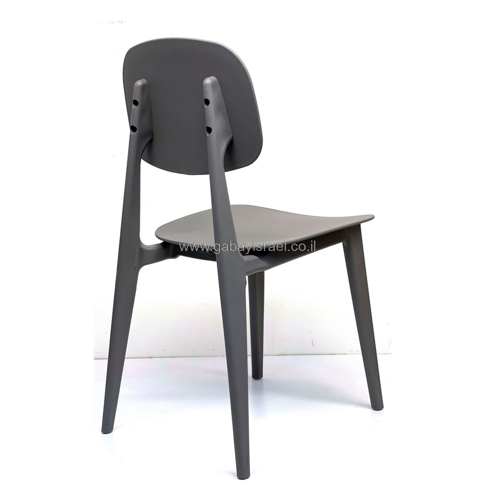 כסא אורח דגם NOVA פלסטיק אפור
